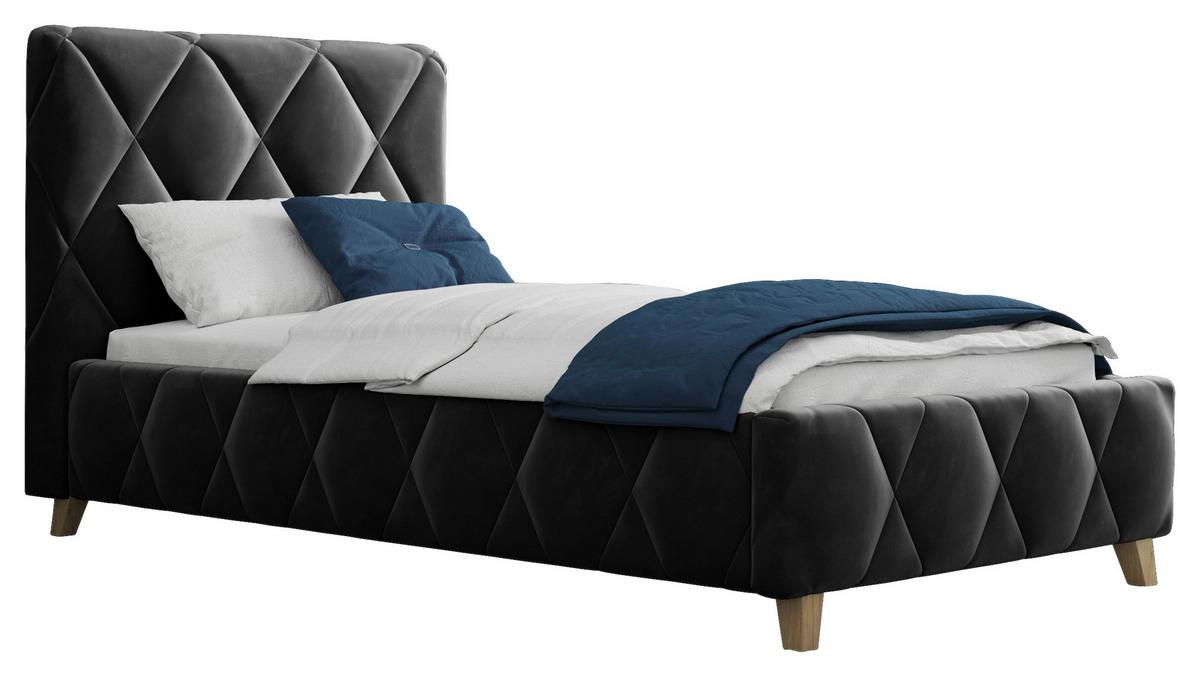 Polsterbett Trivio 100x200 cm Anthrazit - Anthrazit, MODERN, Holz/Holzwerkstoff (100/200cm) - MID.YOU