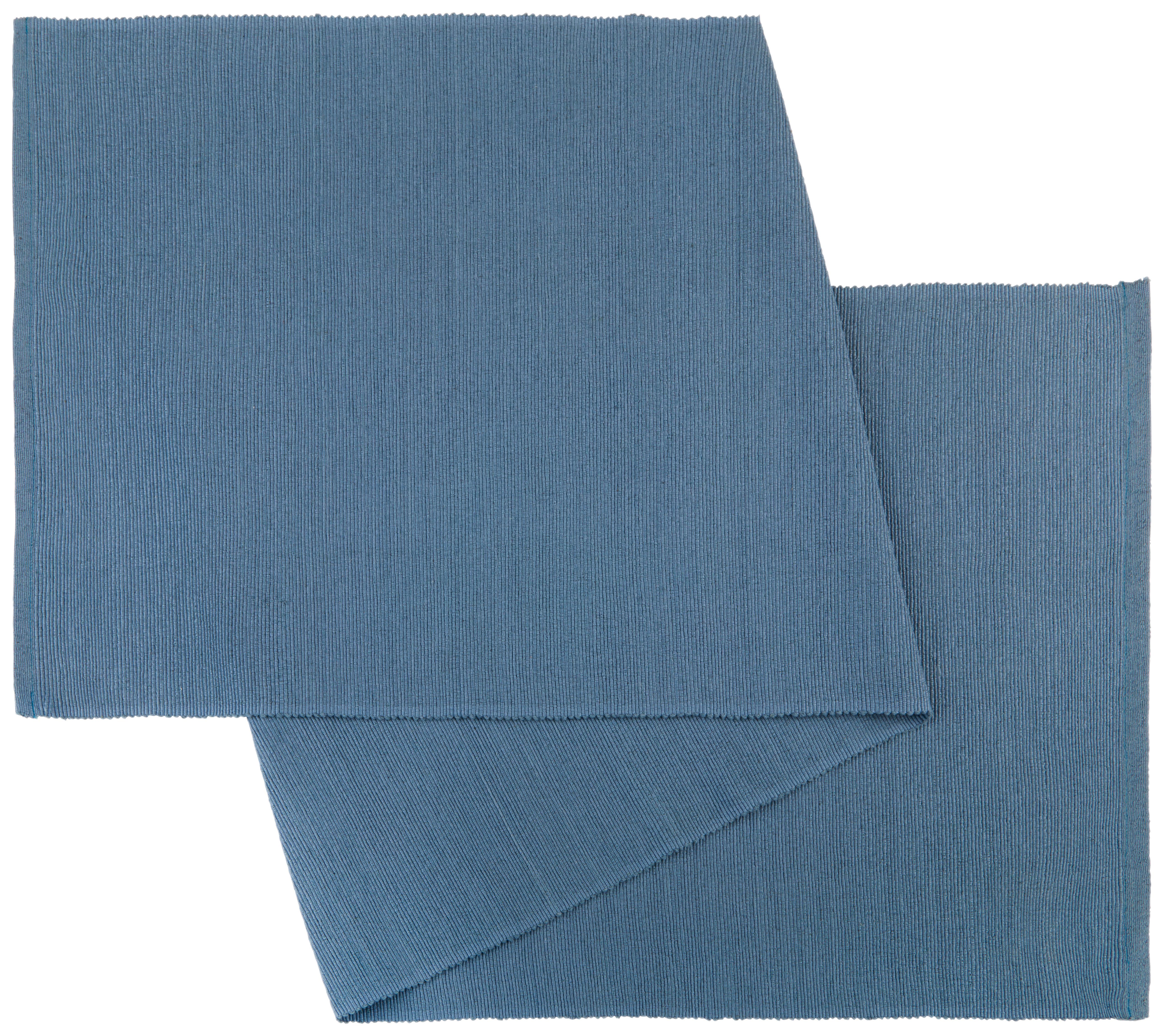 ÚZKY OBRUS Maren, 40/150cm, modrá - modrá, textil (40/150cm) - Modern Living