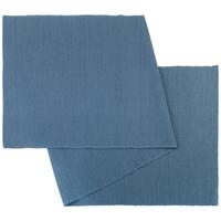 ÚZKY OBRUS Maren, 40/150cm, modrá - modrá, textil (40/150cm) - Modern Living