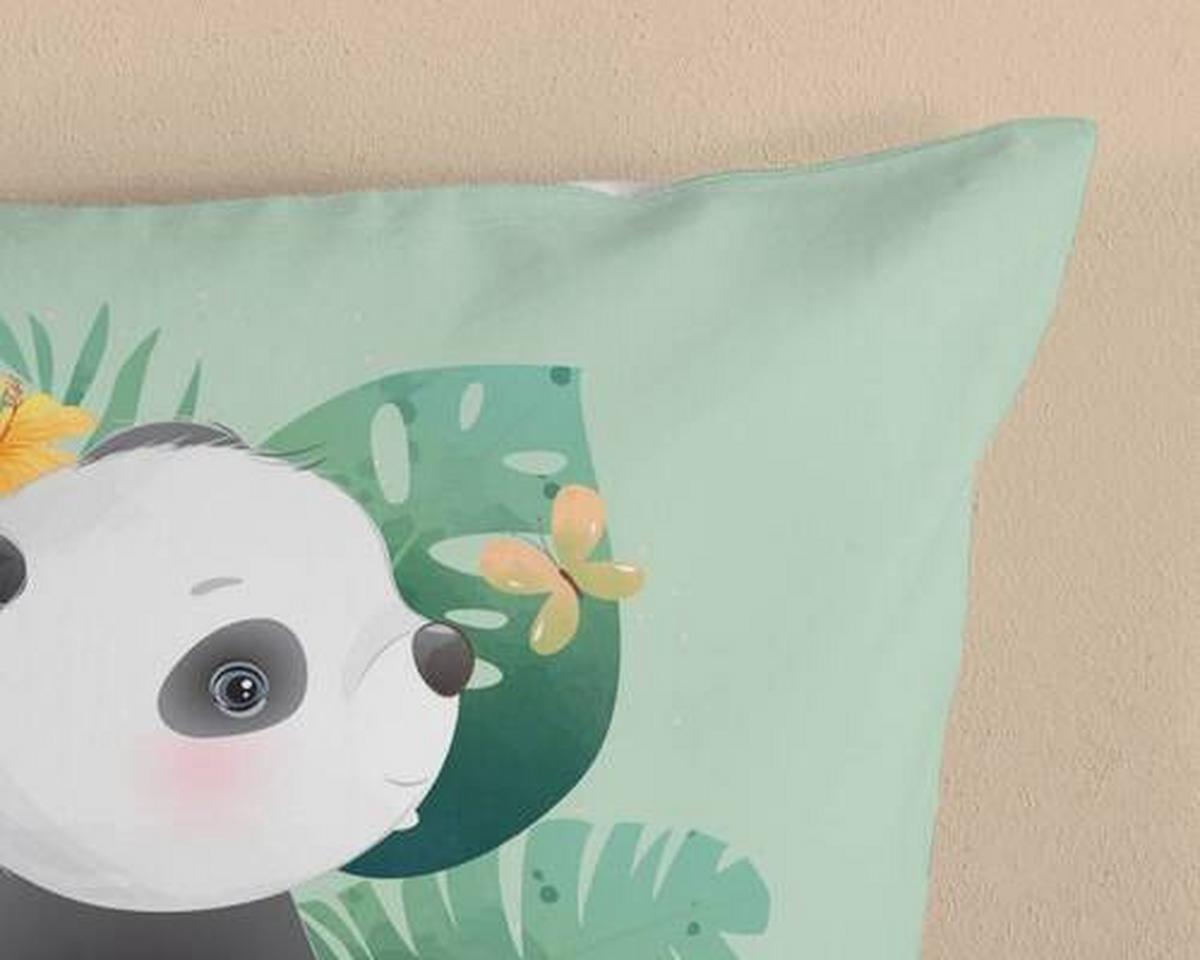 Kinderbettwäsche Momo Grün 135x200 cm - Grün, Natur, Textil (135/200cm)