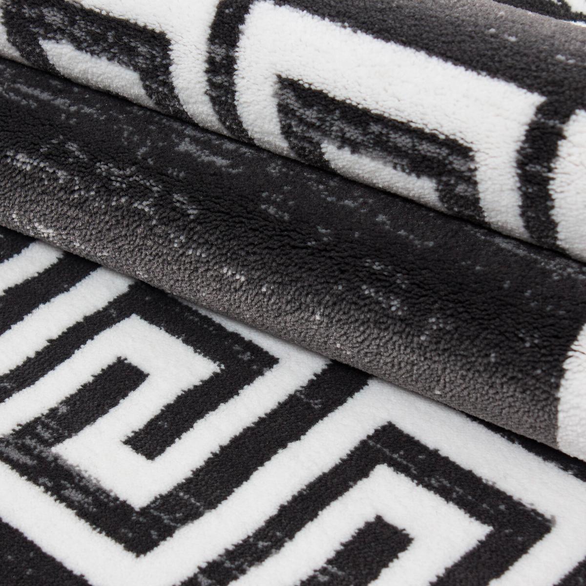 Flachwebteppich Miami - Grau, Design, Textil (240/340cm) - Novel