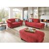 Récamiere Gotland V, Rot B: 194 cm - Rot/Naturfarben, KONVENTIONELL, Textil (194/84/91cm) - Sit & More