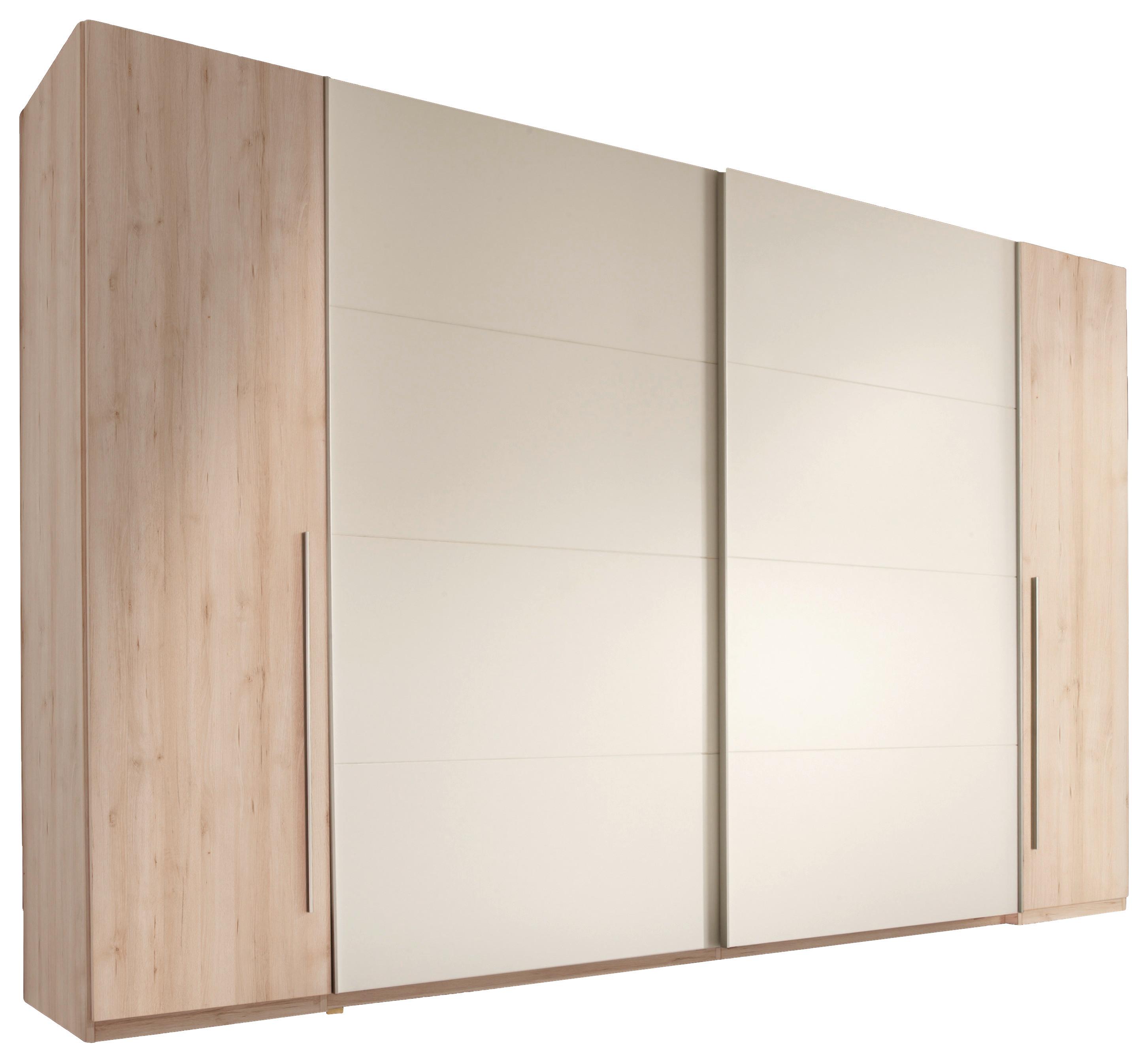 Tolóajtós Szekrény Match 2 315/225 Cm - bükkszínű/fehér, Design (315/225/61cm) - MID.YOU