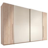 Tolóajtós Szekrény Match 2 315/225 Cm - bükkszínű/fehér, Design (315/225/61cm) - MID.YOU