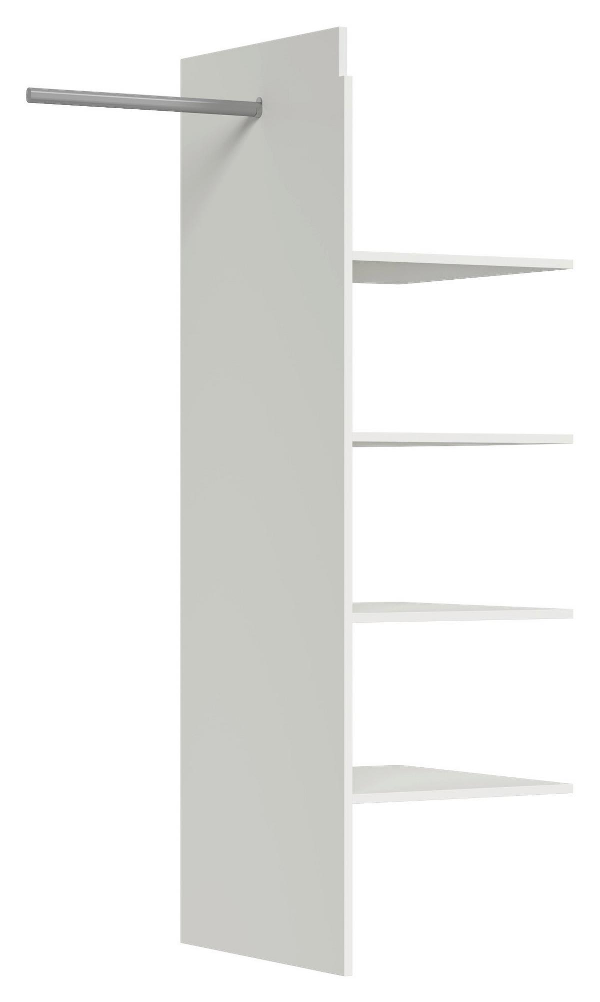 Inneneinteilung Kaspian - Weiß, MODERN, Holzwerkstoff (86/148/52cm) - MID.YOU