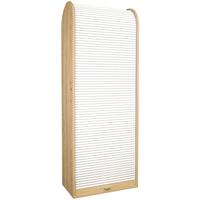 Aktenschrank Eiche Artisan/Weiß B: 69 cm - Weiß/Eiche Artisan, MODERN, Holzwerkstoff/Kunststoff (69/192/44cm) - Livetastic