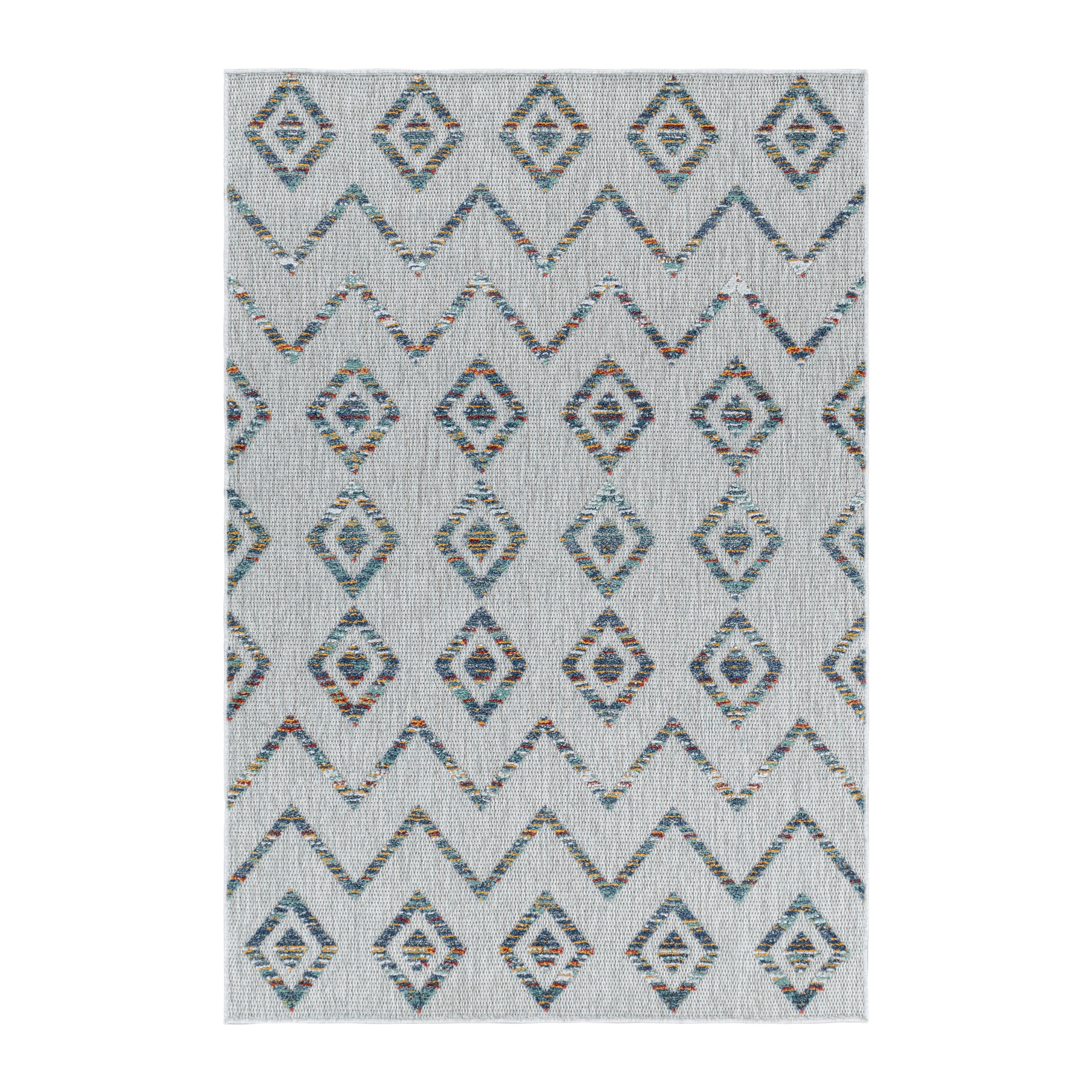 Flachwebteppich Bahama - Multicolor, Design, Textil (140/200cm) - Novel
