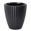 Obal na květináč MIRA 30 - antracitová, Konvenční, plast (29,0/32/29,0cm) - Mömax