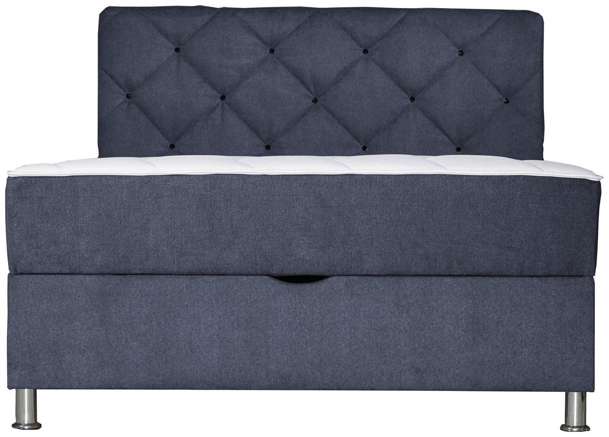 Box-ágy Black Diamond - antracit, Design, textil (140/200cm) - Modern Living