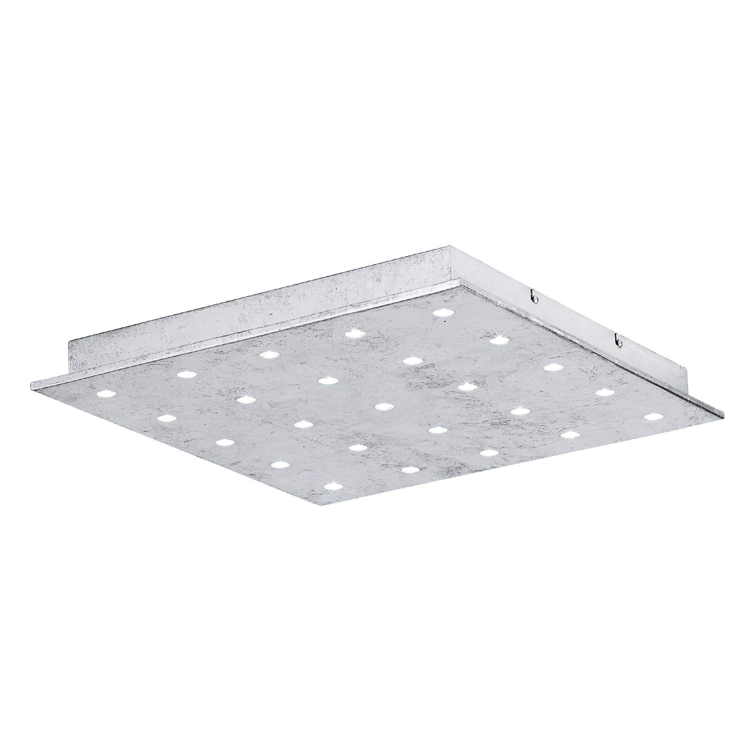 Led-deckenleuchte 39057_vezeno 1 - Silberfarben, Design, Metall (47/47/5cm) - Eglo