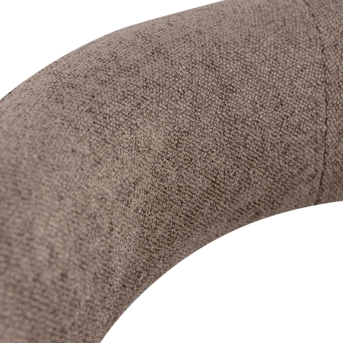 Barhocker Noble Taupe B: 48cm - Taupe, MODERN, Textil (48/95/52cm) - Livetastic
