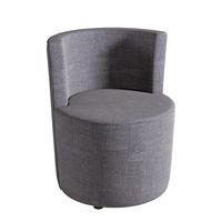 Stuhl Carla Grau B: 62cm - Grau, Design, Textil (62/75/62cm) - Livetastic