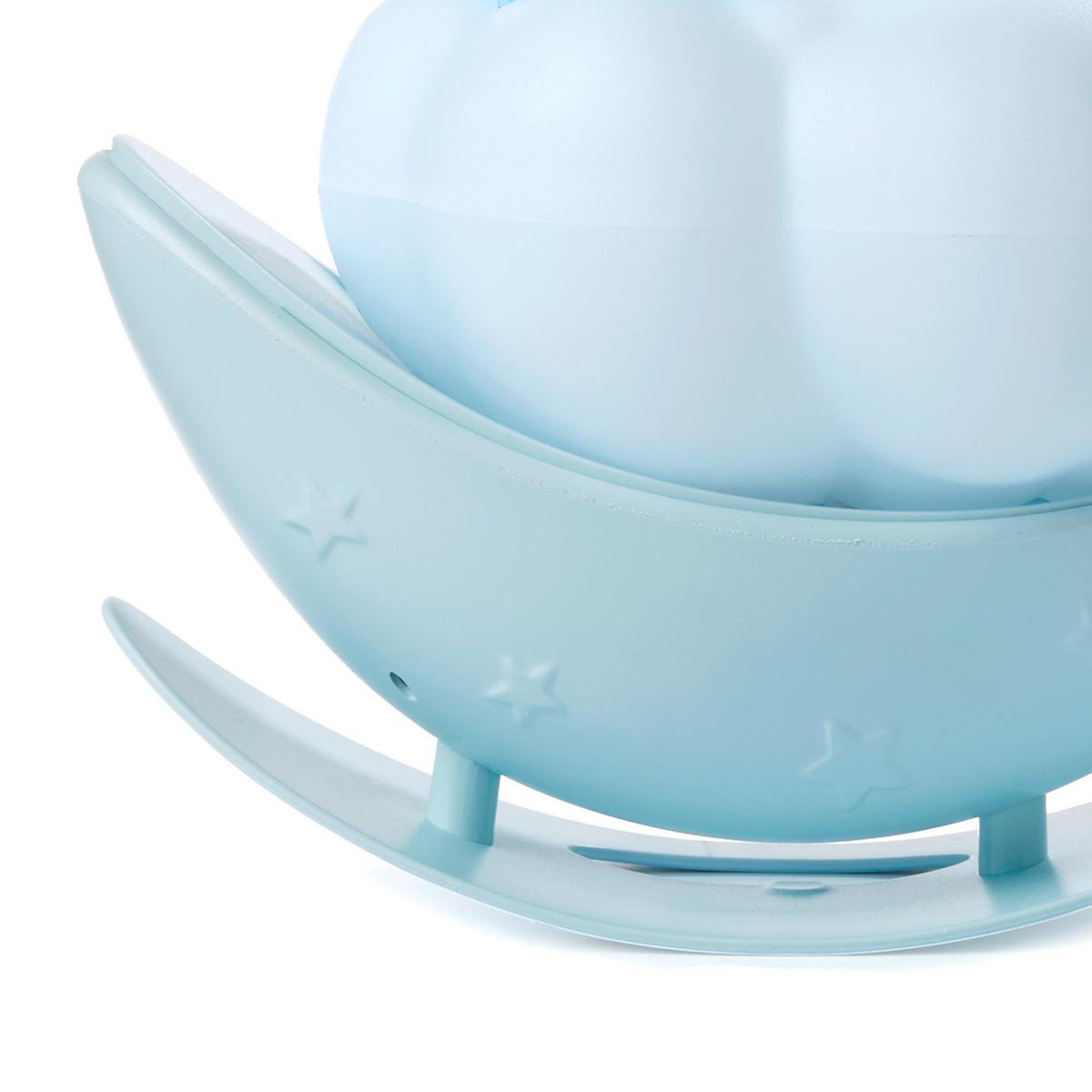 Kindertischleuchte Celeste Patellblau Weiß L:11cm - Pastellblau/Weiß, Basics, Kunststoff (11/6.5/12.5cm)
