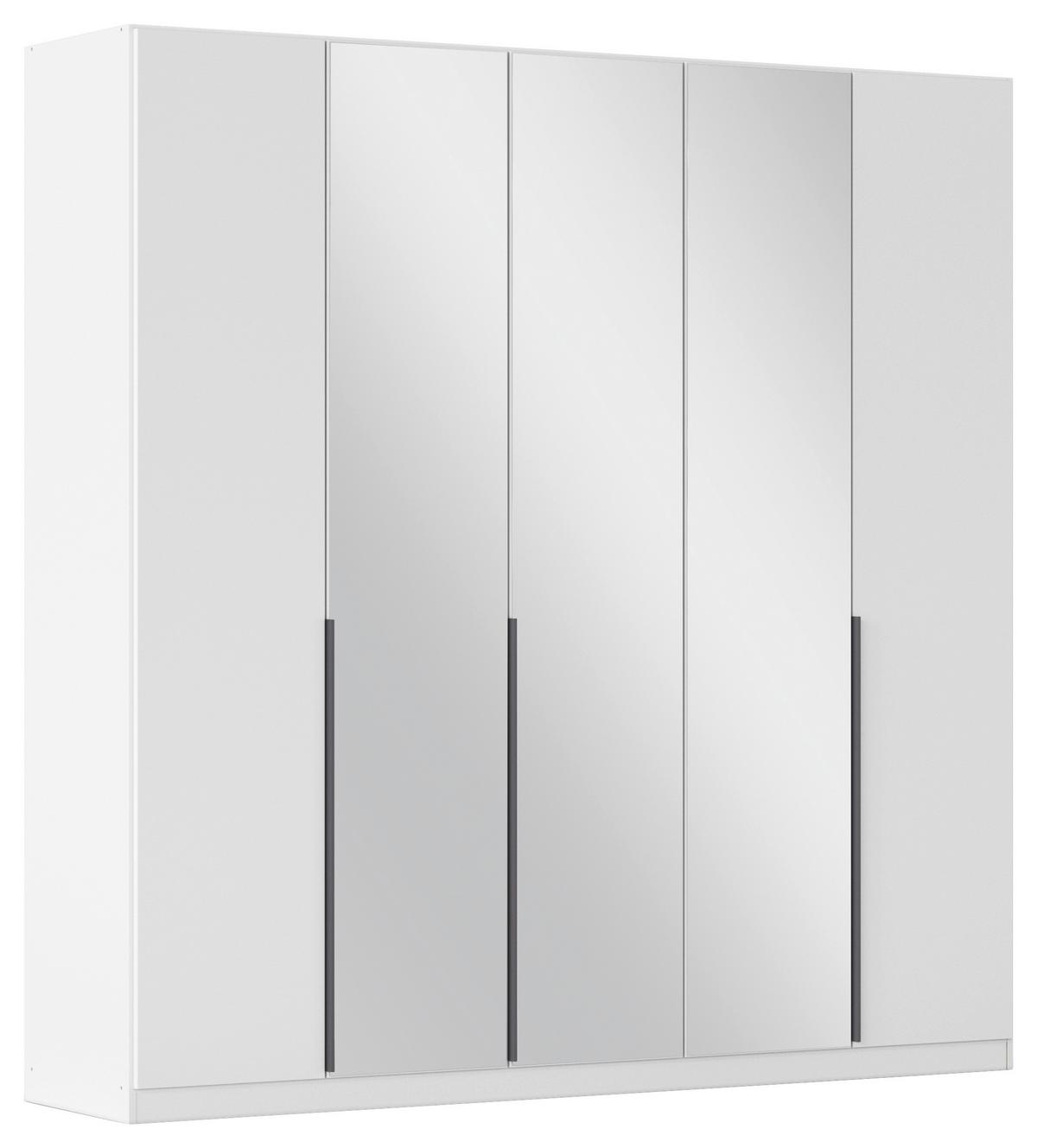 Drehtürenschrank Alabama Weiß B: 226 Cm - Weiß, MODERN, Holzwerkstoff (226/229/54cm) - Rauch Möbel
