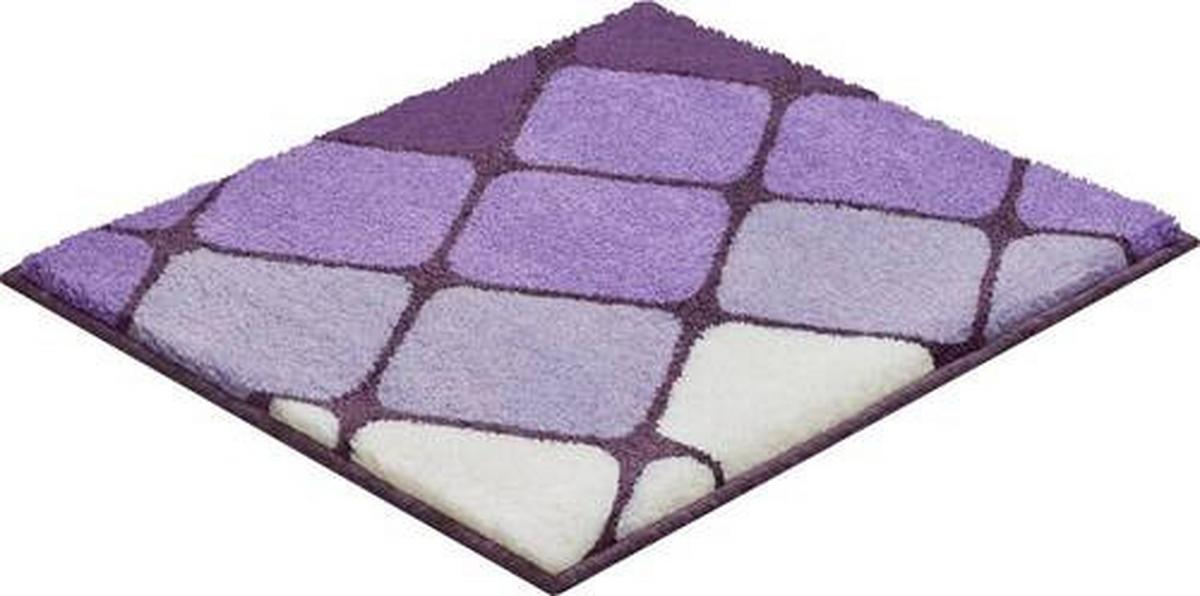 KOBERČEK DO KÚPEĽNE B4560-076001181 - lila/krémová, Basics, textil (50/60cm) - Grund