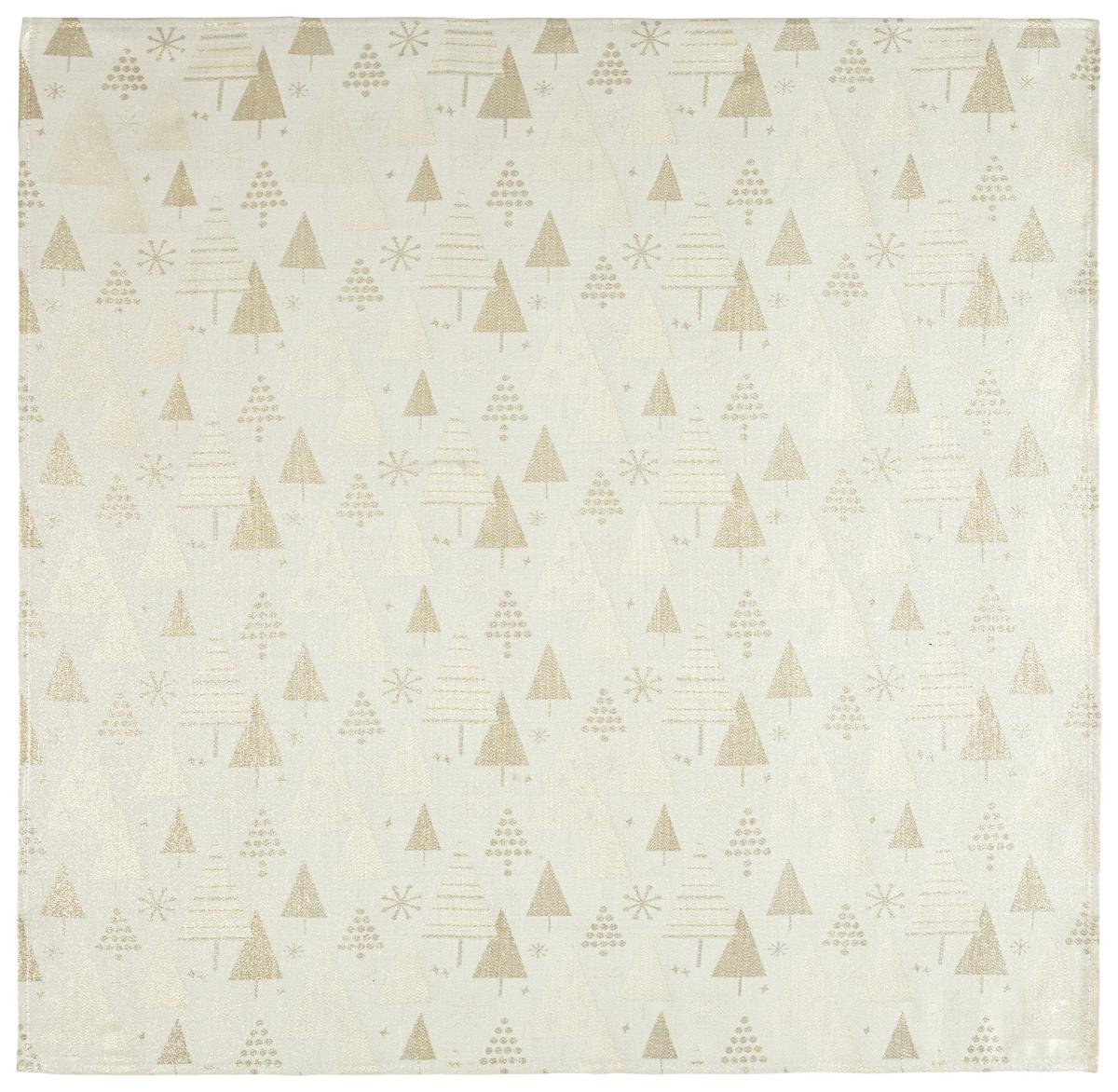 Asztalterítő Esther Kb. 80/80cm - bézs, Konventionell, textil (80/80cm) - Ondega