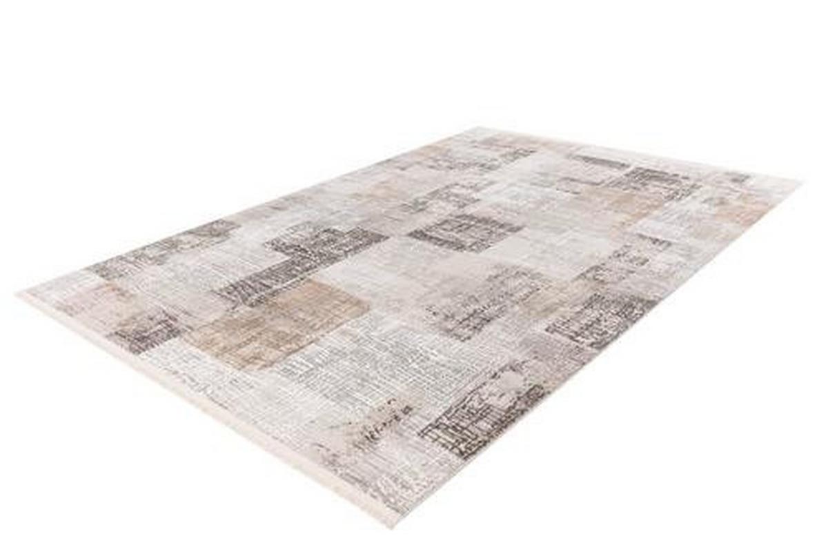 Webteppich Grau/Silberfarben Akropolis 160x230 cm - Silberfarben/Grau, Design, Textil (160/230cm) - Kayoom