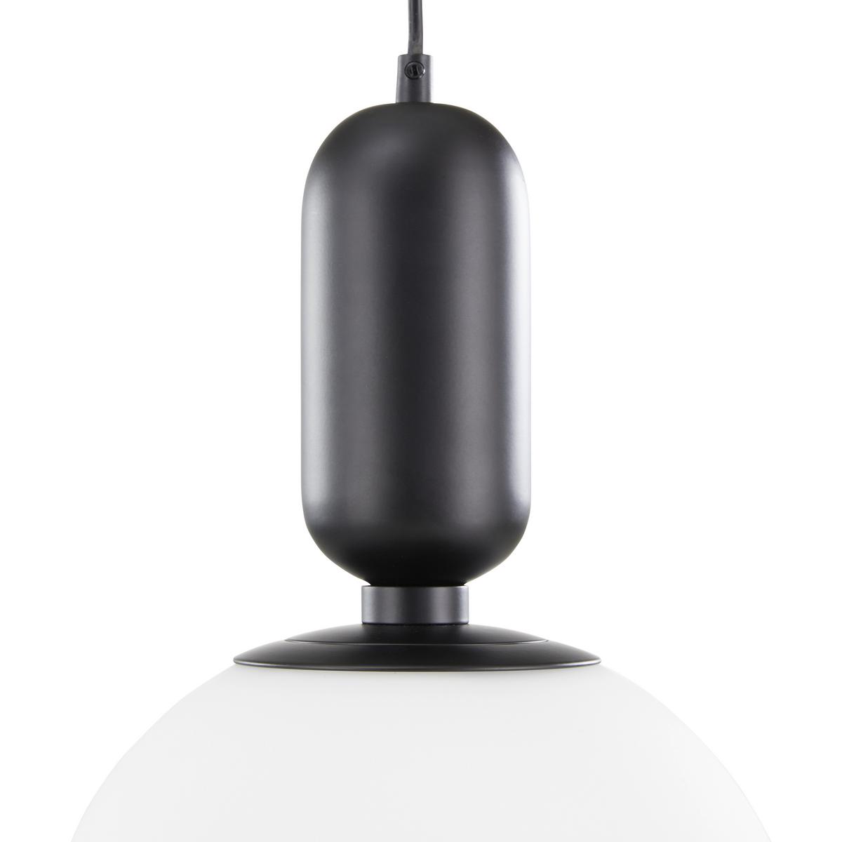 Závesné svietidlo TIANO čierna - čierna, Modern, kov/sklo (25/198cm) - Bessagi Home