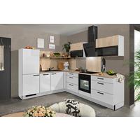 Eckküche Pn215/pn100 - Eichefarben/Hellgrau, MODERN, Holzwerkstoff (230/285cm) - Pino