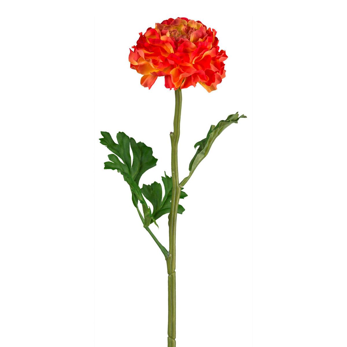 Művirág Boglárka - narancs/zöld, Konventionell, műanyag (46cm)