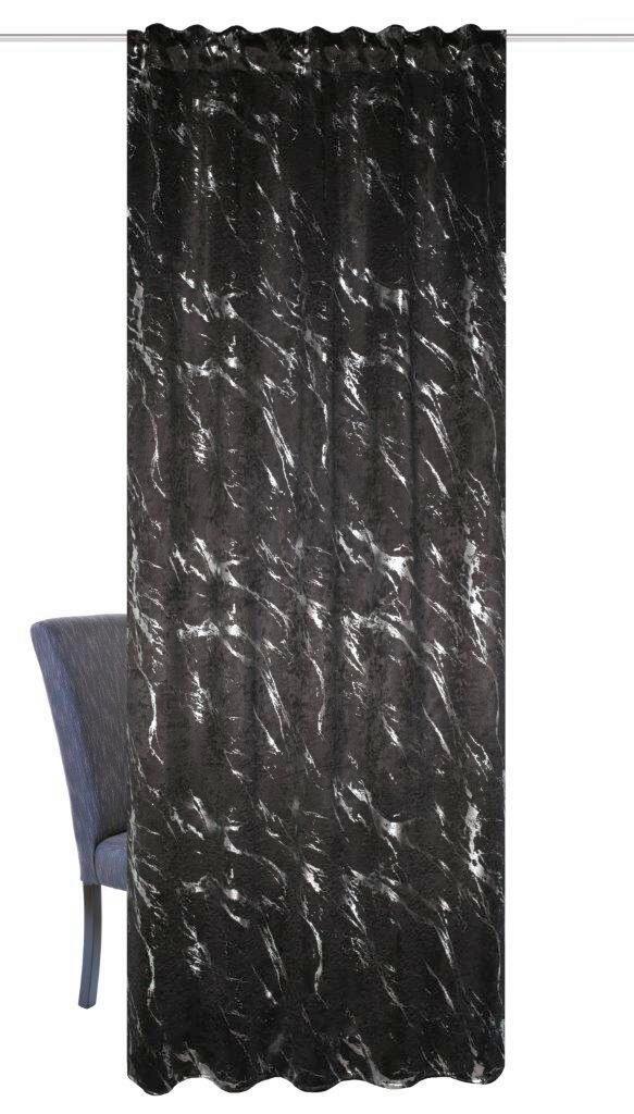 Fertigvorhang Force Silber - Silberfarben, Basics, Textil (140/245cm) - Schmidt W. Gmbh