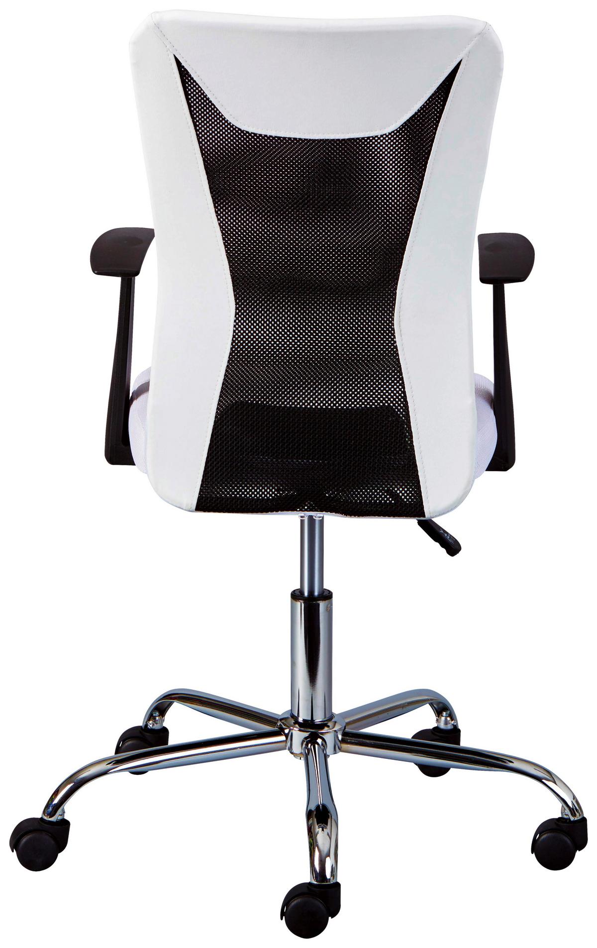 Forgószék Donny - krómszínű/fekete, Konventionell, műanyag/textil (55/85/55cm) - MID.YOU