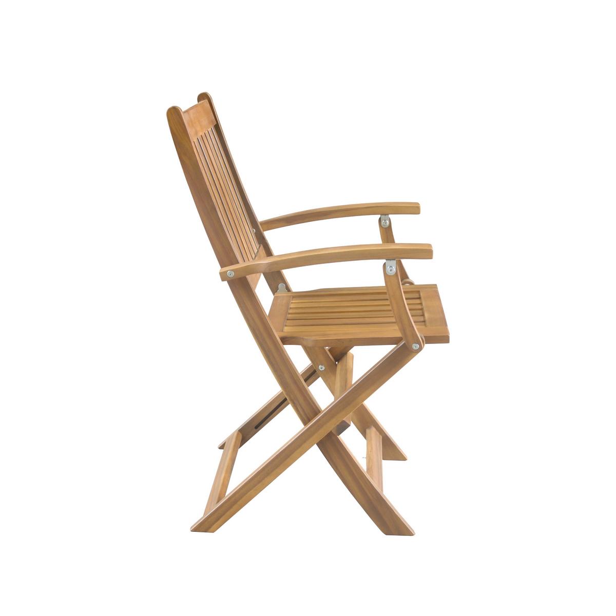 Sitzgruppe Boston 7-teilig, aus Akazienholz - Akaziefarben, Basics, Holz (160/85/74cm)