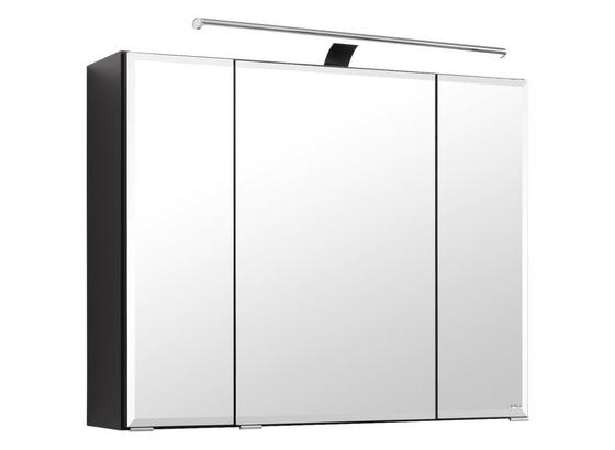 Spiegelschrank Belluno B:80 cm Graphit - Graphitfarben, Basics, Glas/Holzwerkstoff (80/64/20cm) Spiegelschrank Belluno B:80 cm Graphit - Graphitfarben, Basics, Glas/Holzwerkstoff (80/64/20cm)