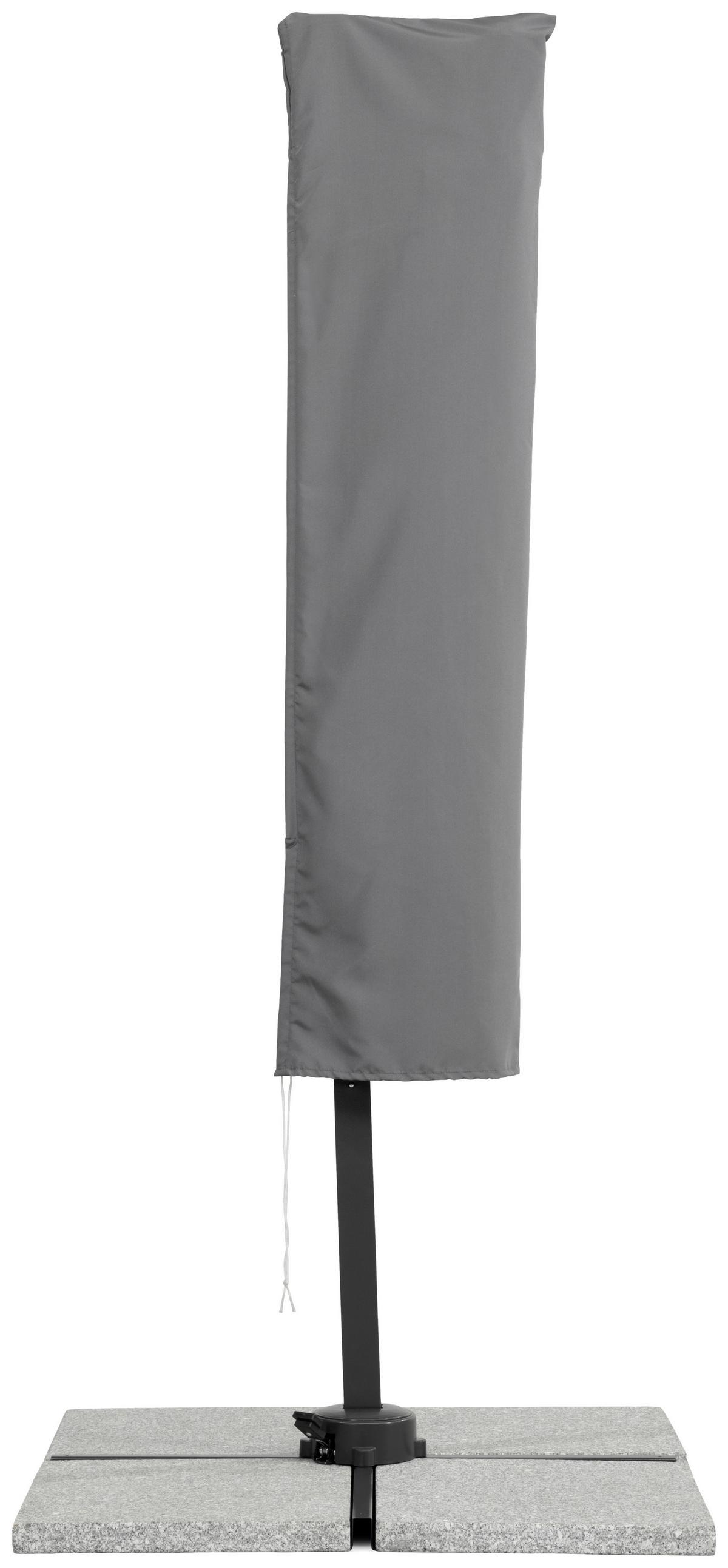 Ampelschirm Rhodos Junior BxHxT: 230x239x300 cm Anthrazit - Anthrazit, Basics, Textil/Metall (230/239/300cm) - Schneider