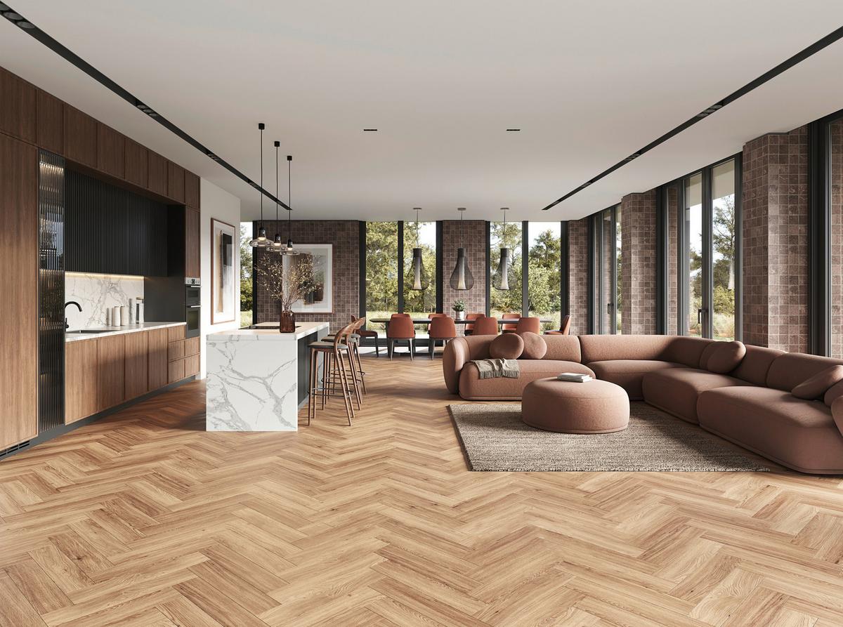 3149H-55 OAK NEW JERSEY 3149H-55 OAK NEW JERSEY - Naturfarben, Basics, Kunststoff/Stein (61/12,6/0,57cm) - Econfloor