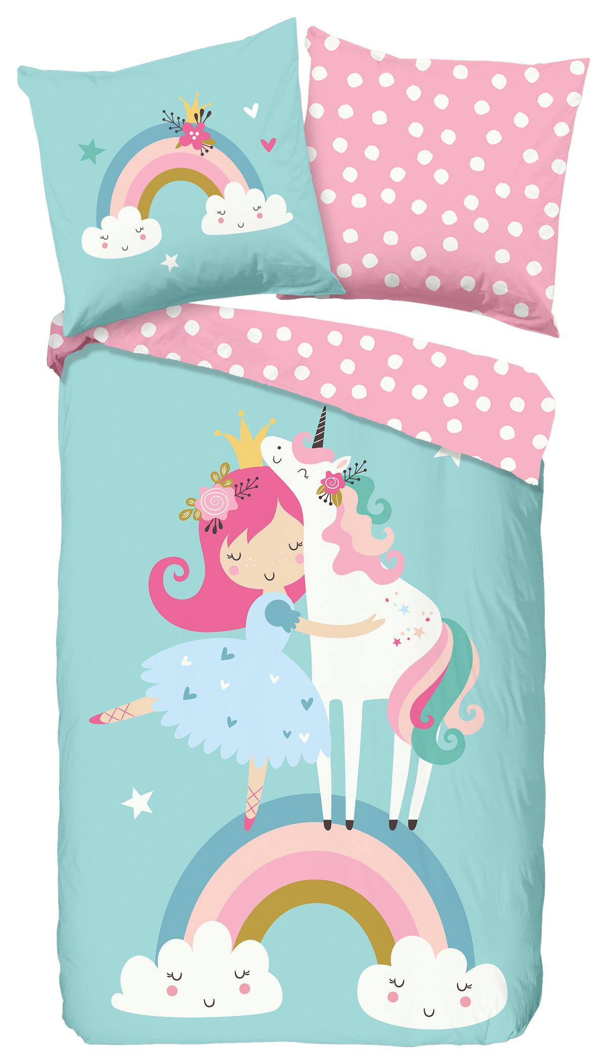 Jugendbettwäsche Heaven Multicolor 135x200 cm - Multicolor, Design, Textil (135/200cm)