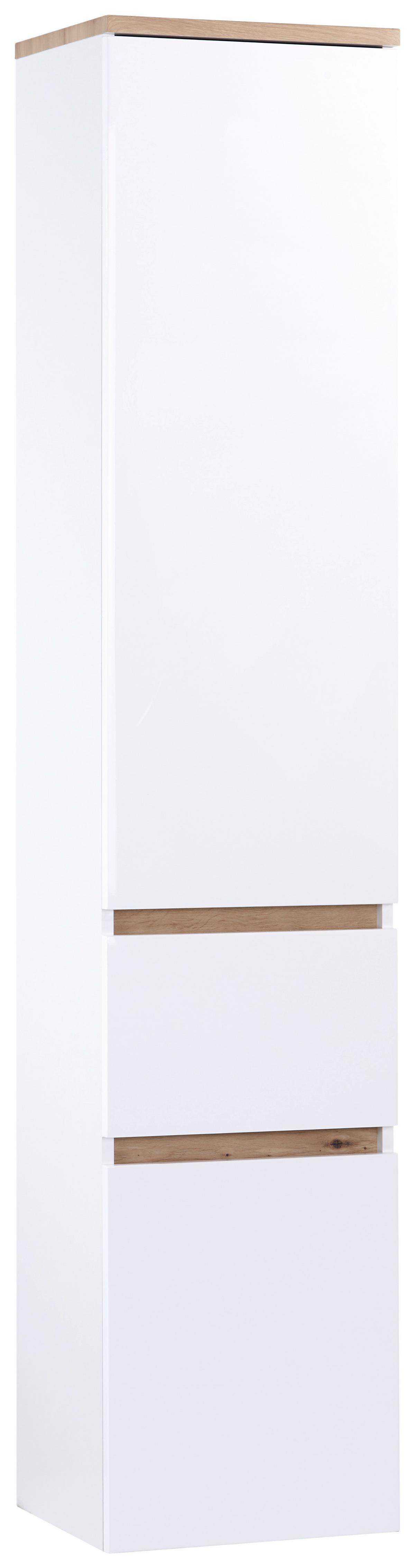 Hängender Hochschrank Grifflos Marbella B: 40 Cm Weiß - MODERN (40/182/35cm)