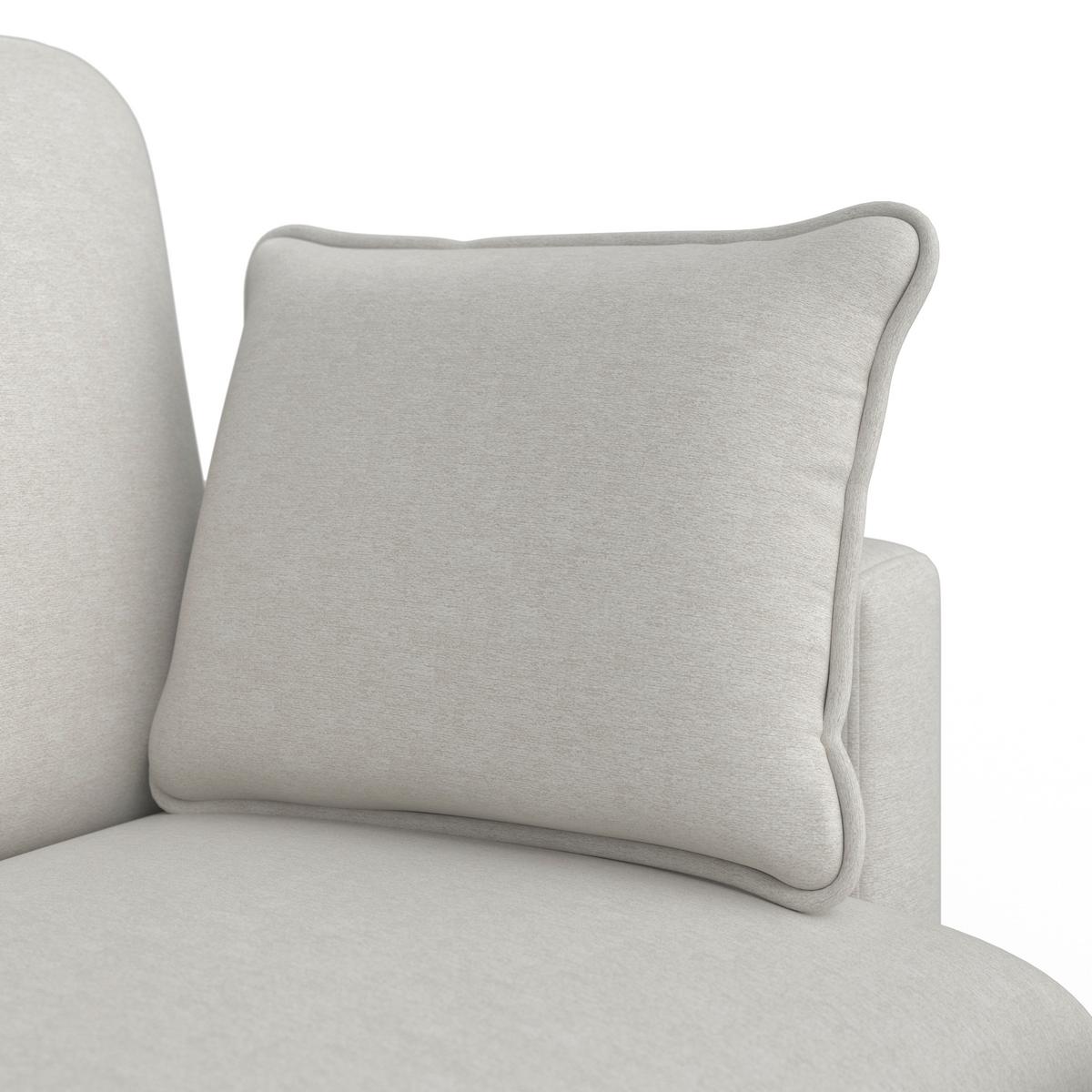 Sedací souprava ILLA, světle šedá - světle šedá/přírodní barvy, Moderní, dřevo/textil (154/84/86cm) - Bessagi Home