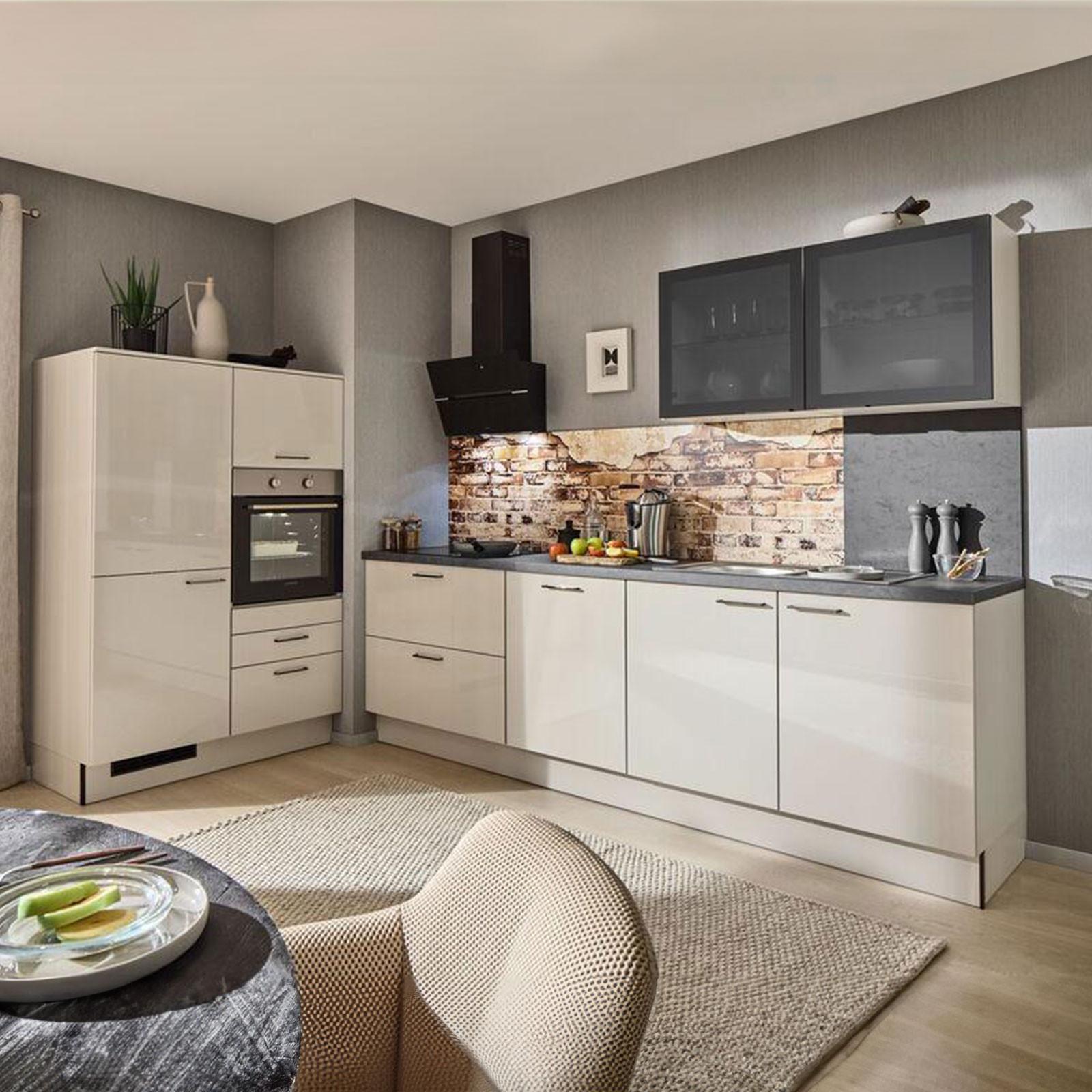 Einbauküchen Pn 210 Frei Planbar Modernes Design - Holzwerkstoff - Pino