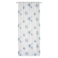 Fertigvorhang Mila - Blau/Weiß, LIFESTYLE, Textil (140/245cm) - Story of Nature