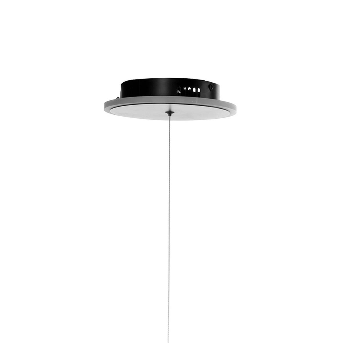Led-hängeleuchte Schwarz L: 99 Cm 60w - Schwarz, Design, Metall (99/20/170cm)