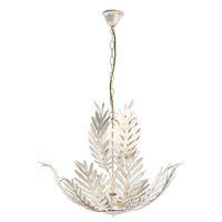 Hängeleuchte 4996/5a - Weiß, Natur, Metall (55/105cm)