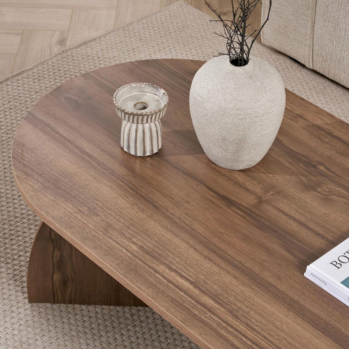 COUCHTISCH Walnussfarben B: 120cm - Walnussfarben, MODERN, Holzwerkstoff (120/40/60cm)