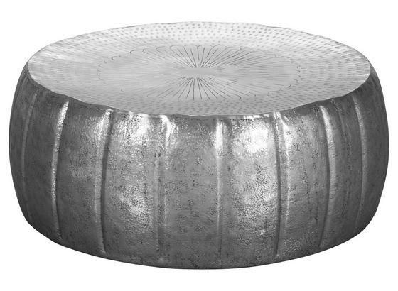 Runder Couchtisch Metall mit Ablage Jamal, Silberfarben - Silberfarben, LIFESTYLE, Metall (72/72/31cm) - Livetastic Runder Couchtisch Metall mit Ablage Jamal, Silberfarben - Silberfarben, LIFESTYLE, Metall (72/72/31cm) - Livetastic