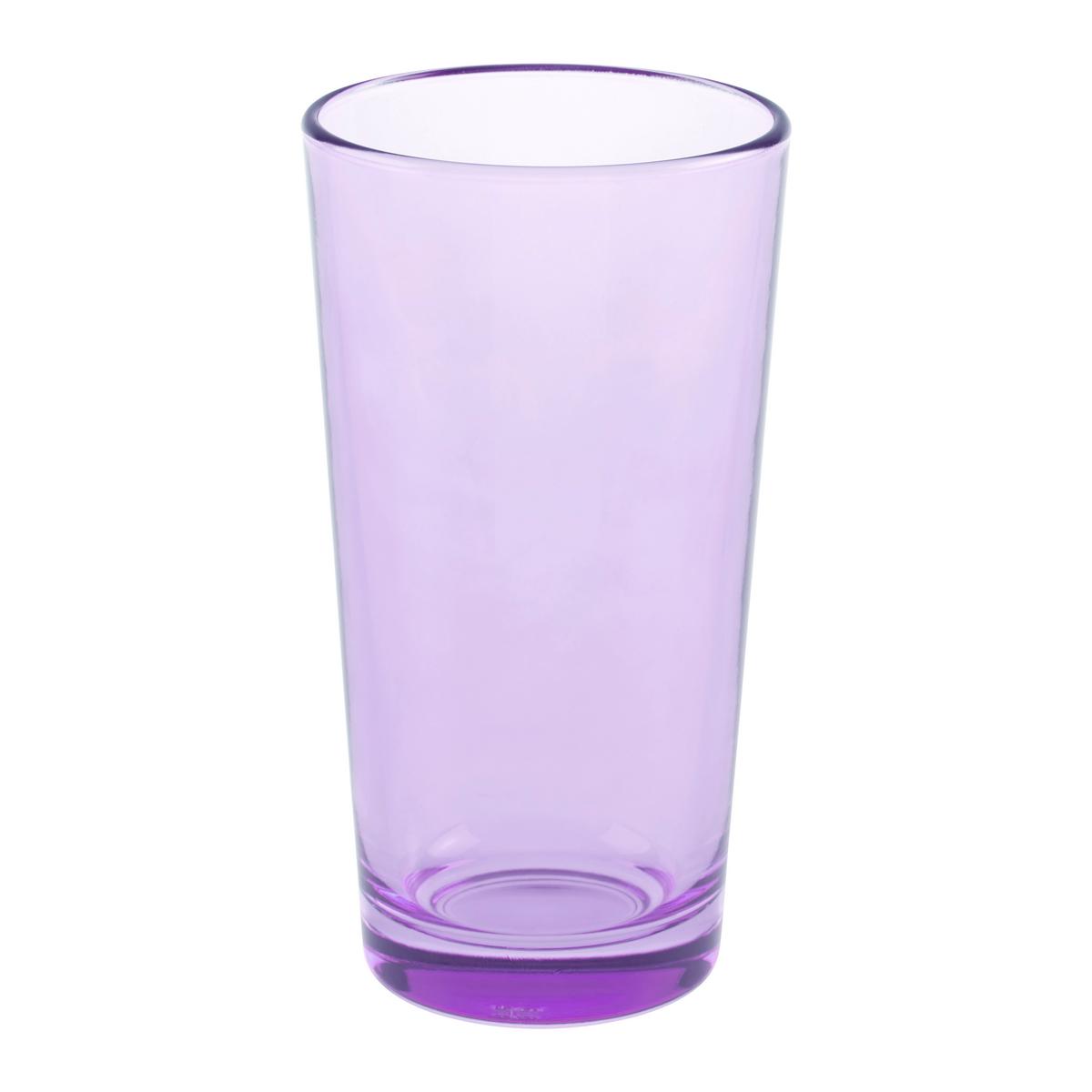 Wasserglas Mirella - Pink/Flieder, Design, Glas (7,8/14,8cm) - Luca Bessoni