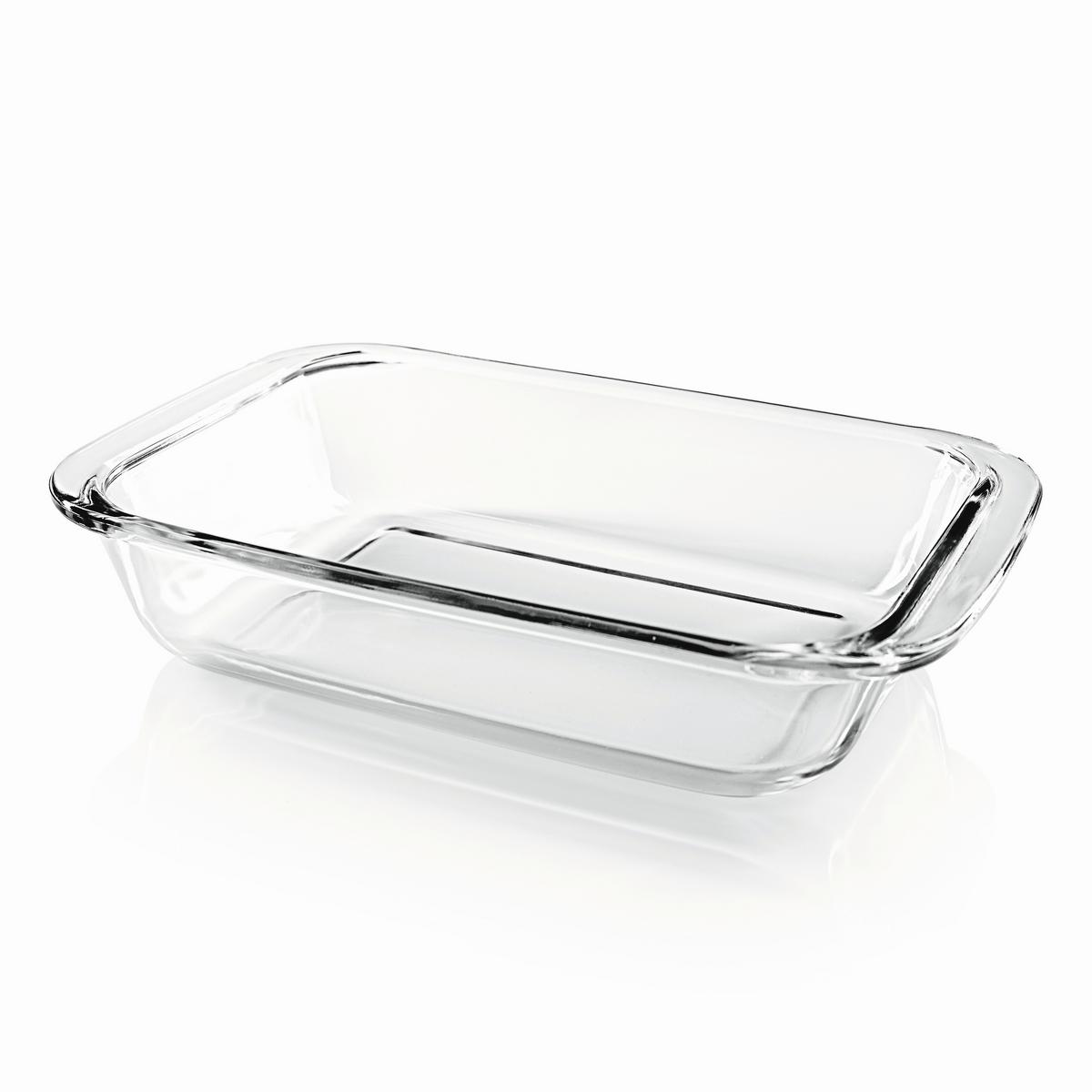 Auflaufform Gourmetmaxx Glas, Lxbxh: 23x15x4,7 Cm - Transparent, Basics, Glas (23/15/4,7cm)