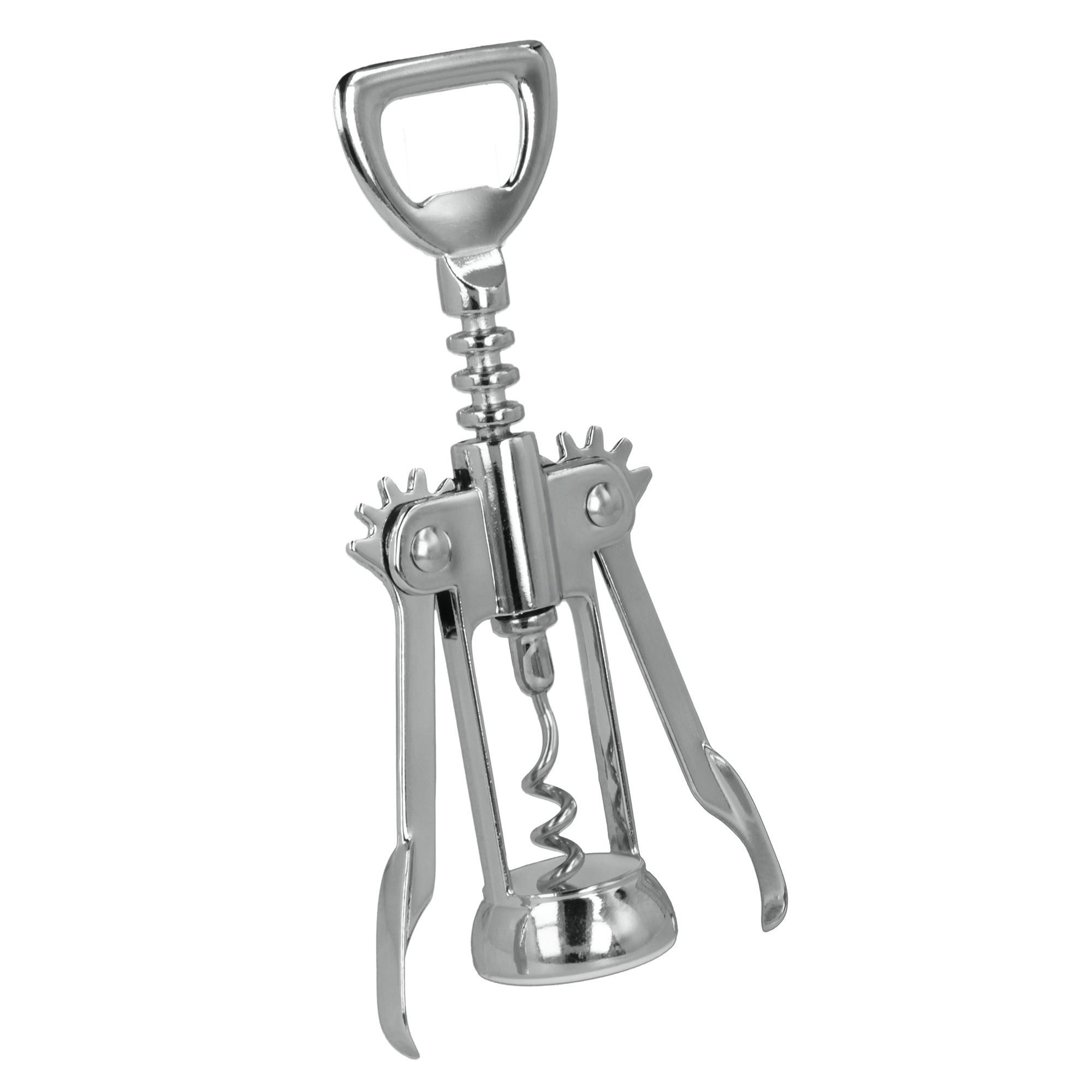 Korkenzieher Melvin Chrom Bxhxt: Ca. 6,8x22,5x3,6 Cm - Chromfarben, Basics, Metall (6,8/22,5/3,6cm) - Metaltex