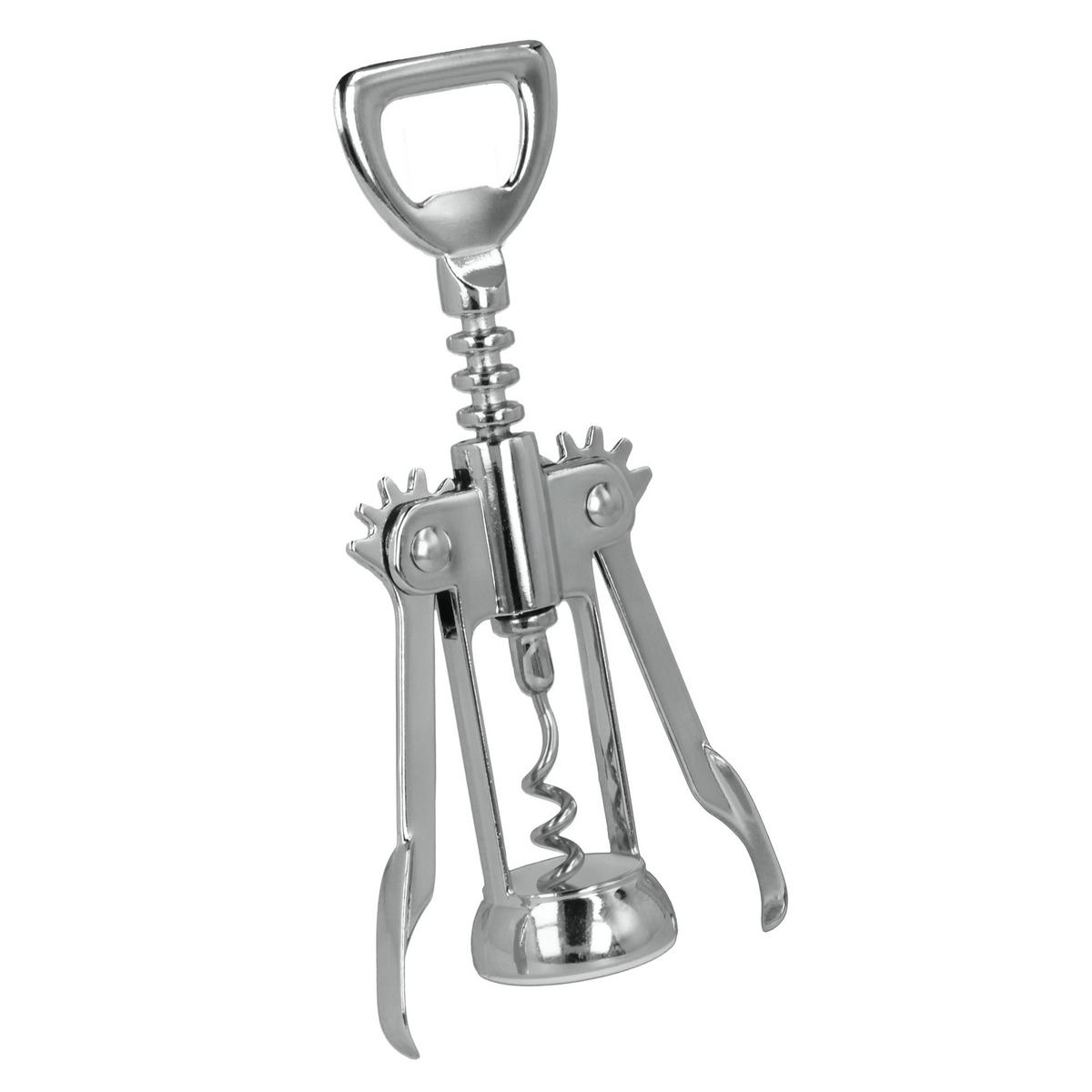 Korkenzieher Melvin Chrom Bxhxt: Ca. 6,8x22,5x3,6 Cm - Chromfarben, Basics, Metall (6,8/22,5/3,6cm) - Metaltex