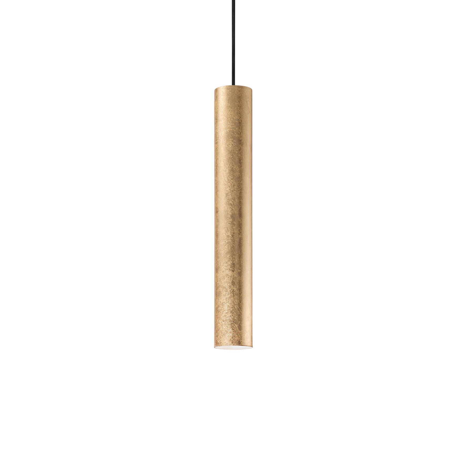 Hängeleuchte Look H: 56-137 cm 1-Flammig, Gold
