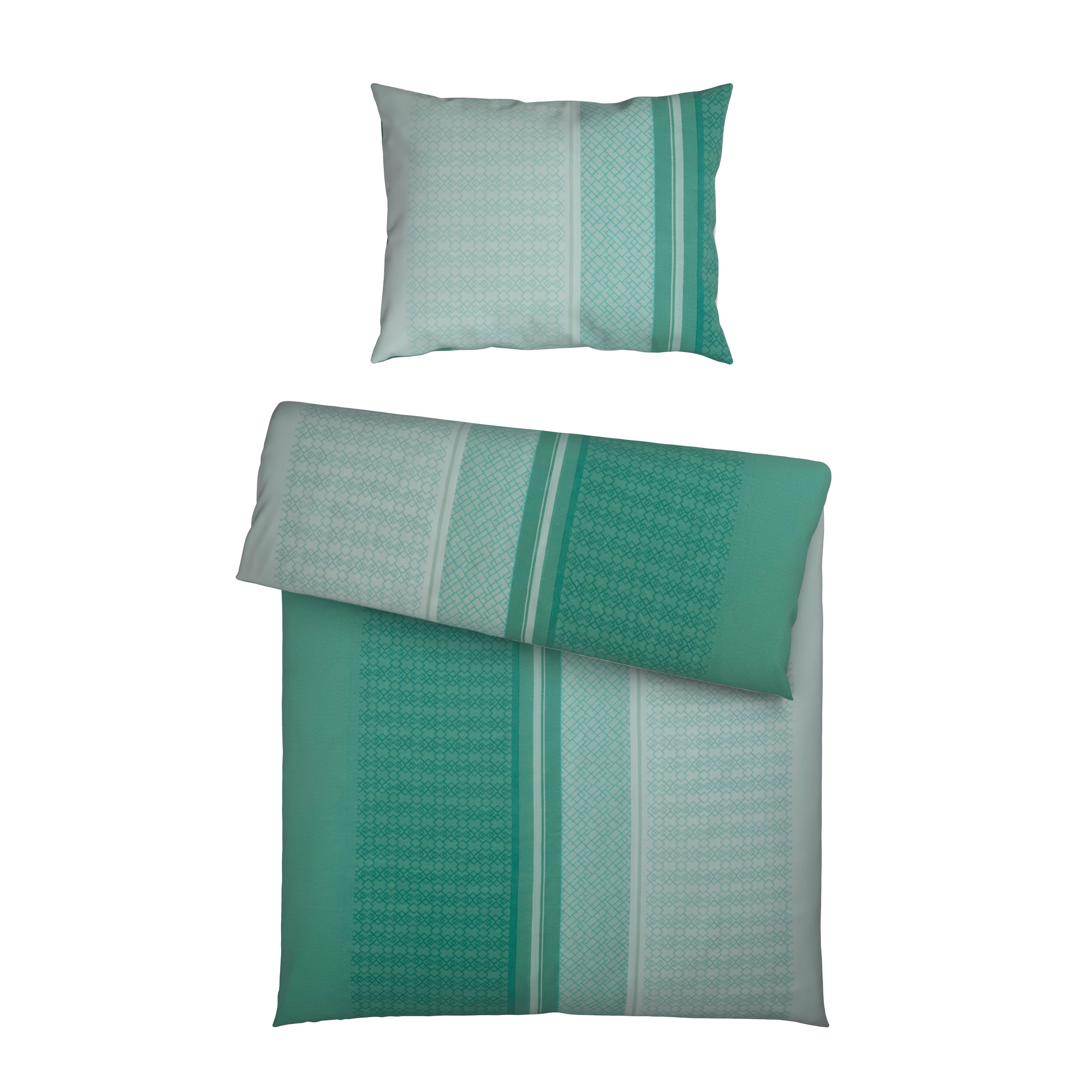 POVLEČENÍ MATHEA -BASED- - zelená, textil (140/200cm) - Based