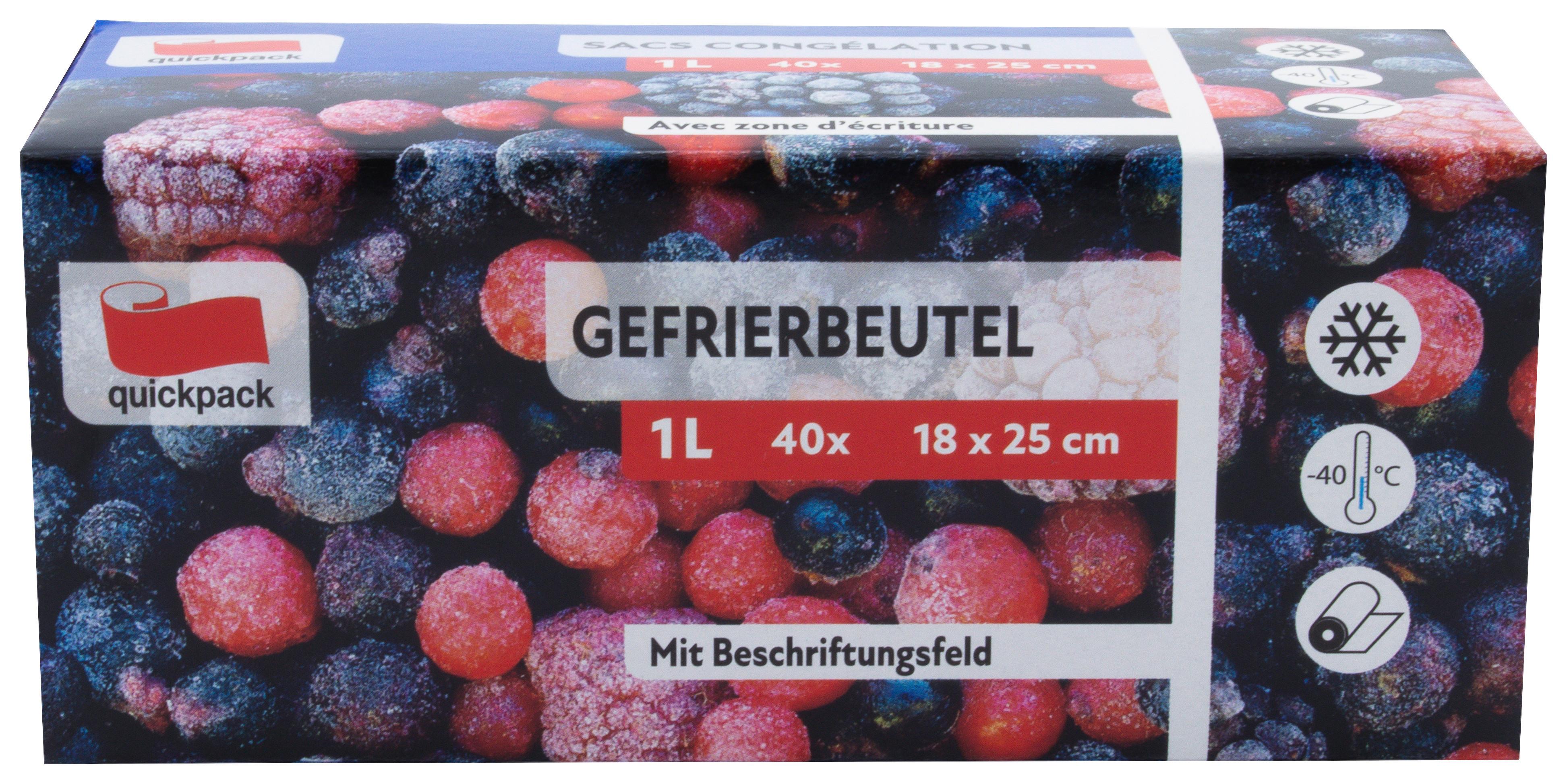 Mélyhűtő Zacskó 70340 Folke - áttetsző, Basics, műanyag (18/25cm) - Quick Pack