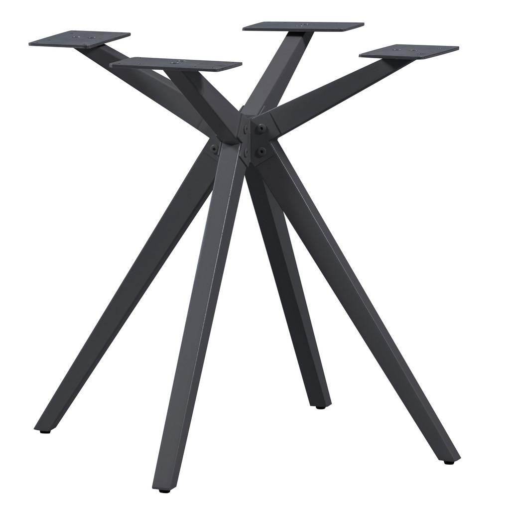 TISCHGESTELL Tablo Schwarz B: 80cm