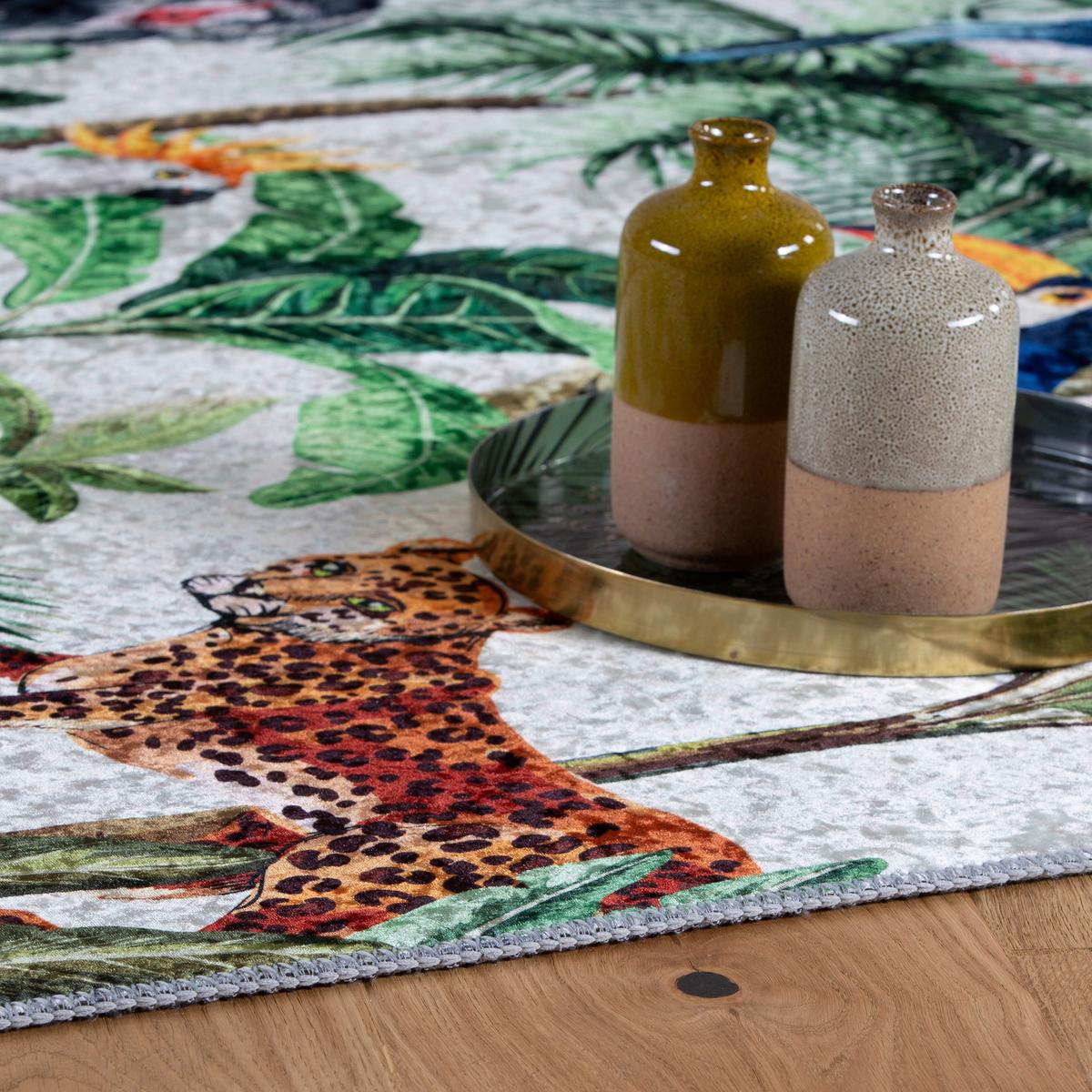 Flachwebteppich My Exotic - Multicolor, Design, Textil (160/230cm) - Obsession