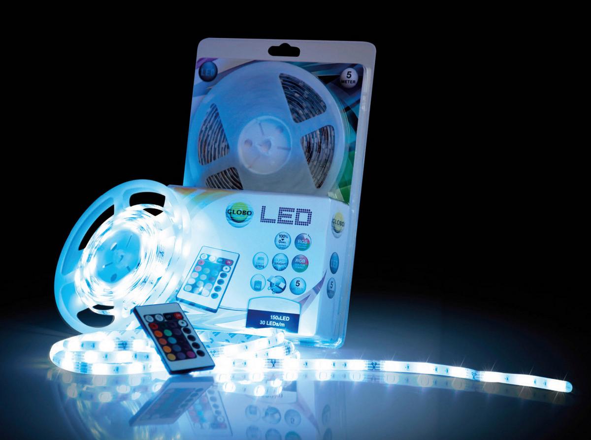 Led-streifen Farbwechsler L: 5 M - Design (500/1/0,3cm) - Globo