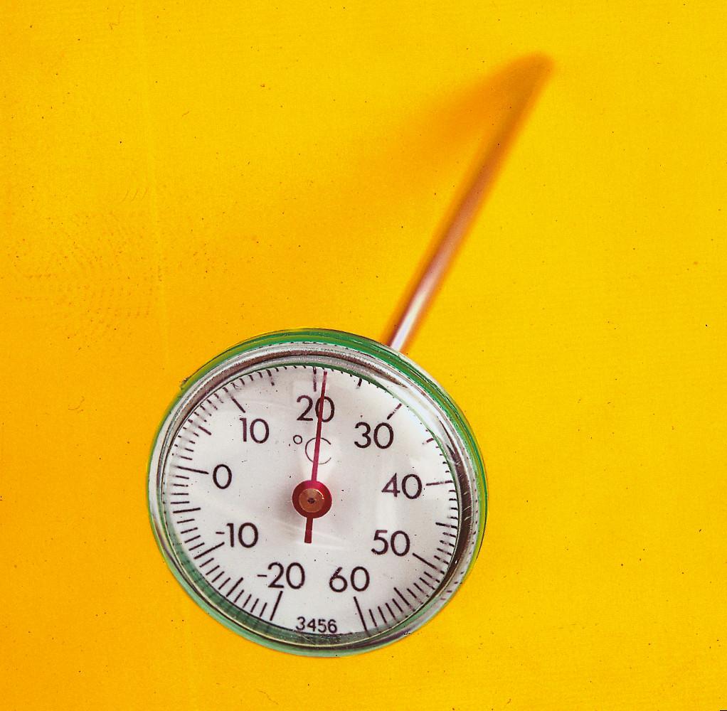 Erdthermometer Analog Witterungsbeständig - Silberfarben, Basics, Kunststoff/Metall (4/4/20cm)